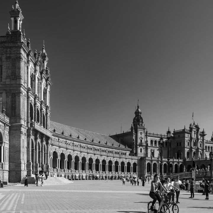 Plaza España, at Sevilla