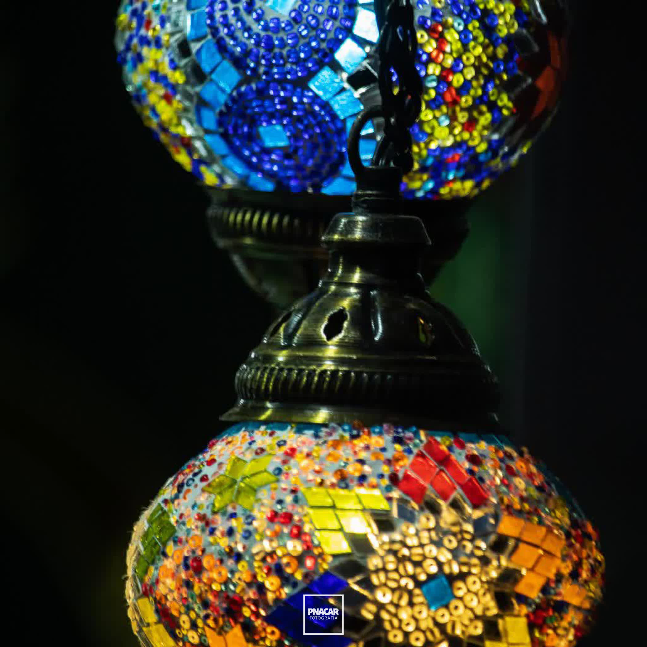 Arab glass lamps