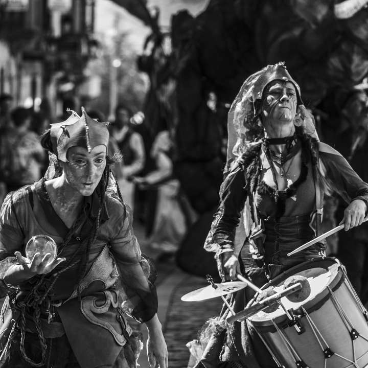 Parade of the Medieval Market at Avila, Spain