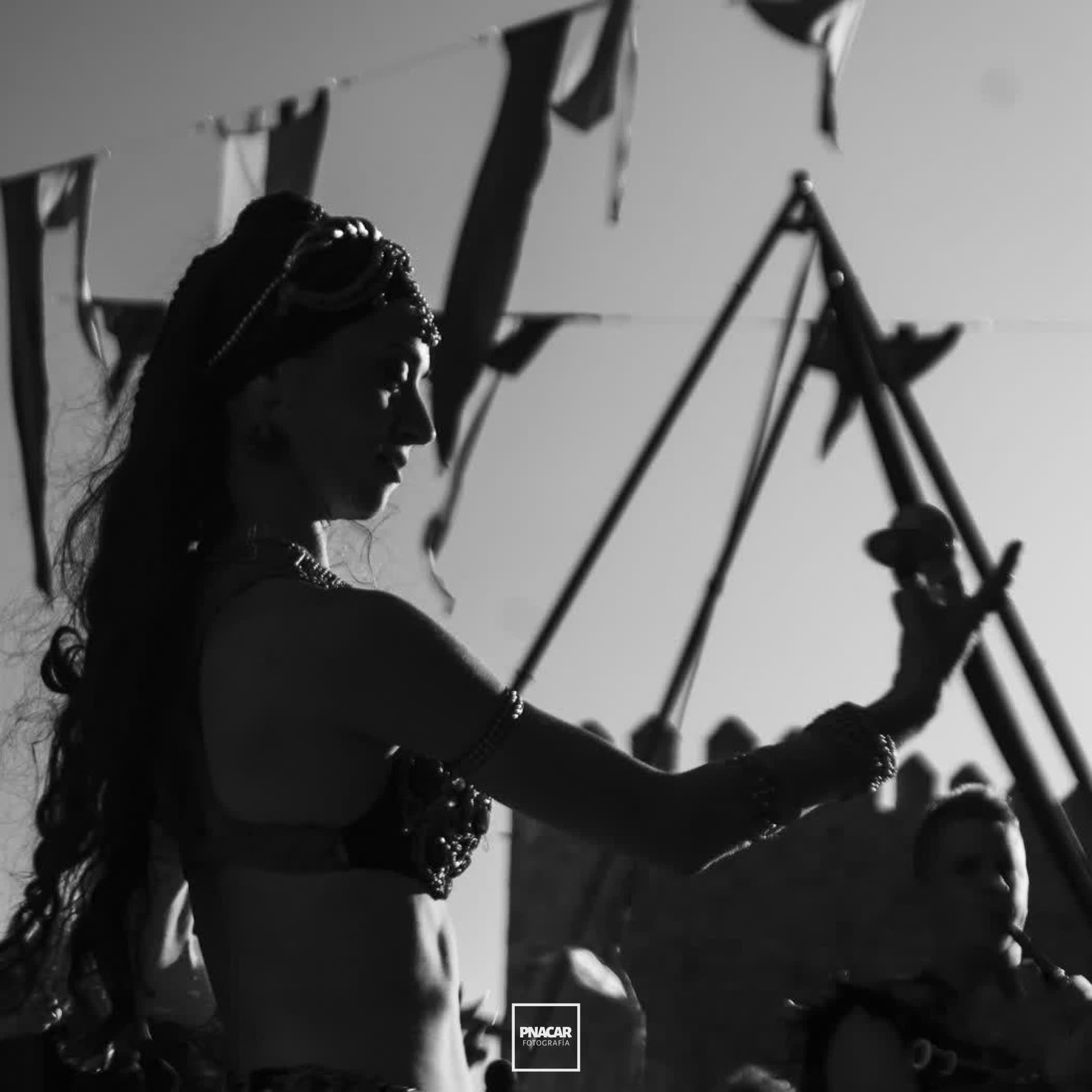 Arab dancer, Medieval Market at Avila, Spain