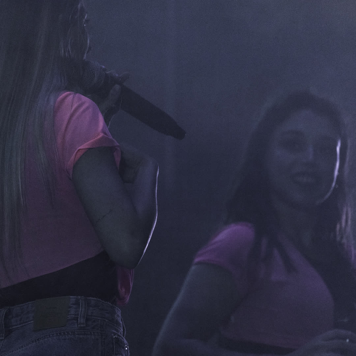 La Luna Band's singers performing on San Jose Obrero's feast night