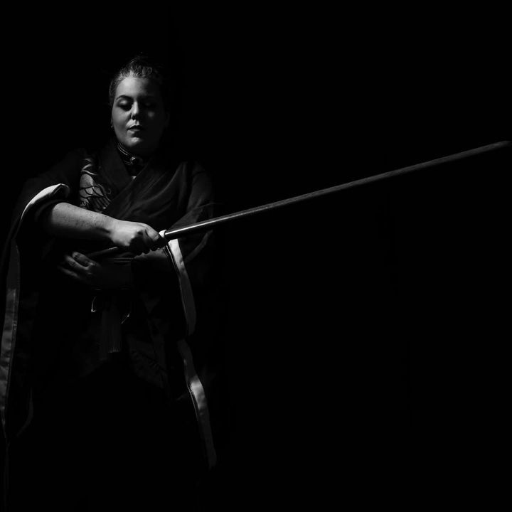 Samurai girl into the darkness