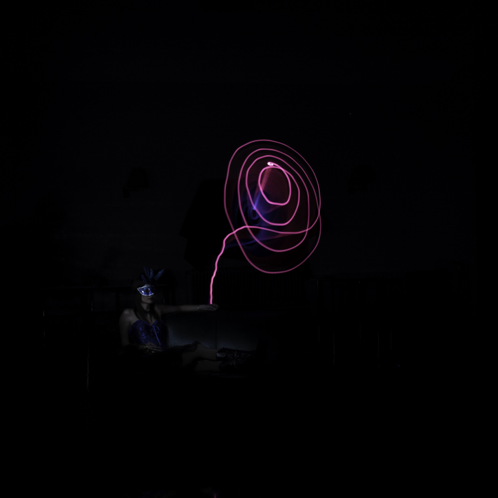 Lightpainting workshop, withIG/@a_l_moreta | Model: IG/@rebekamarting