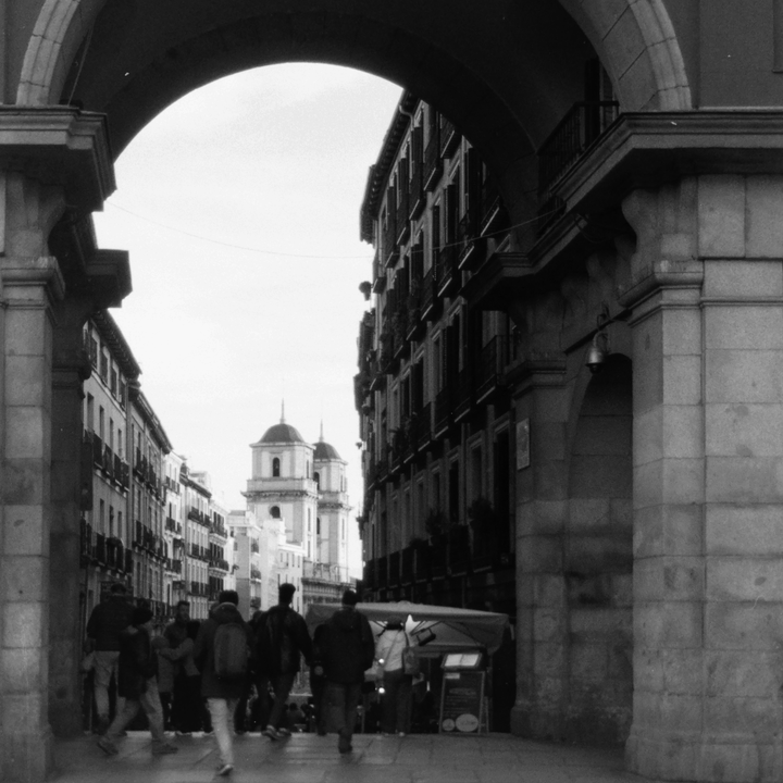 Toledo Street views from Madrid's main square