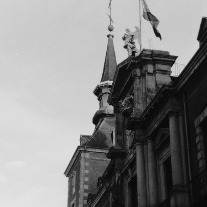 Details of the Santa Cruz Palace, Madrid