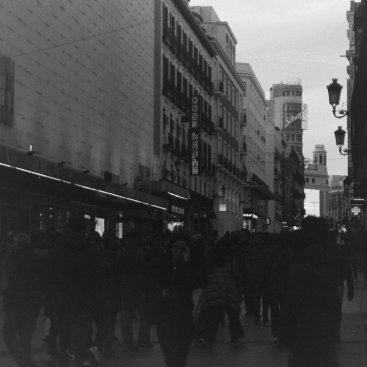 Views of Callao Square from Preciados Street