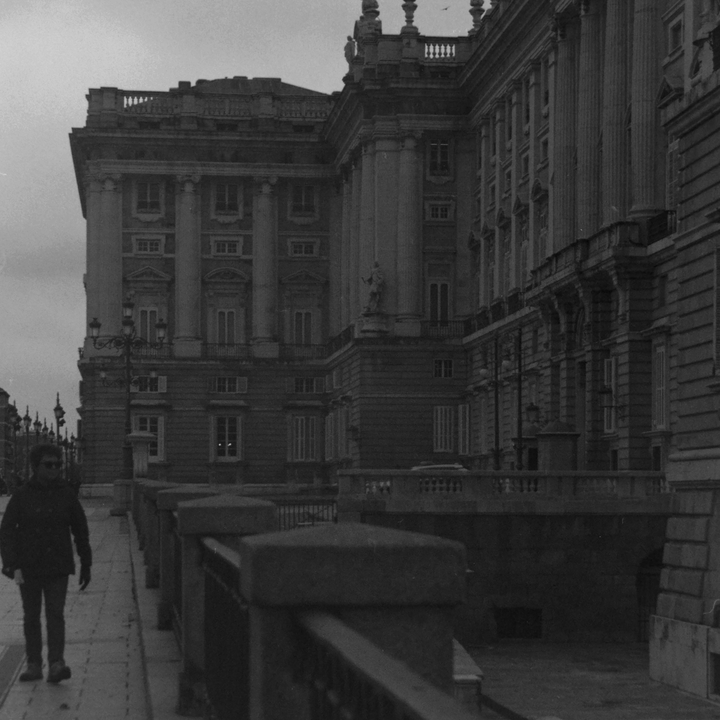 Facade of the Royal Palace faced to Plaza de Oriente