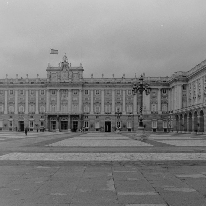 Facade of the Royal Palace, from the Armory Square