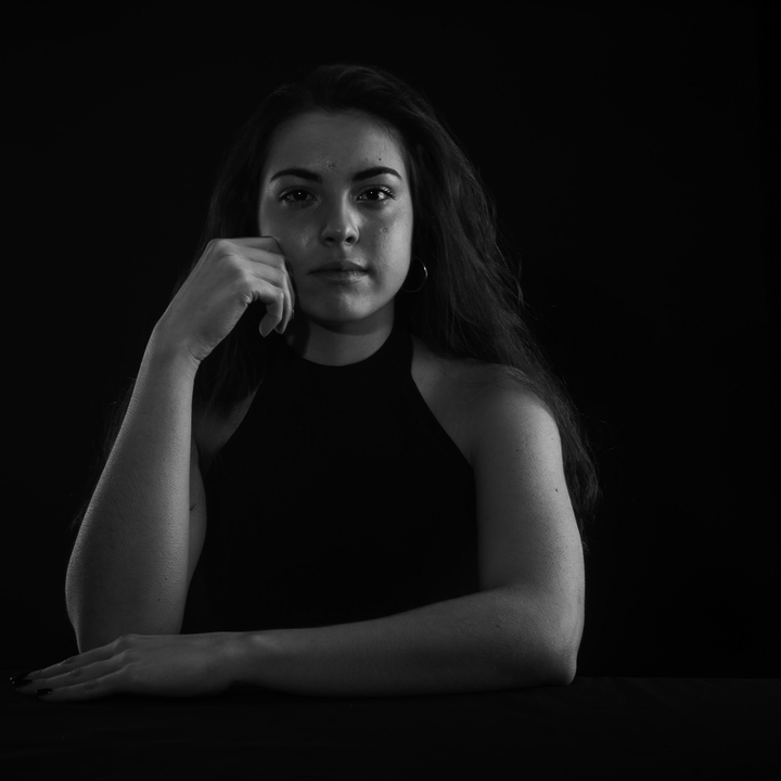 Photography session with model 