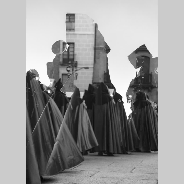 Procesión de los siete pasos, Ávila (fotocomposición)